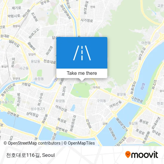 천호대로116길 map