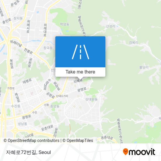 자혜로72번길 map
