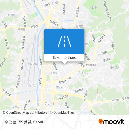 수정로159번길 map