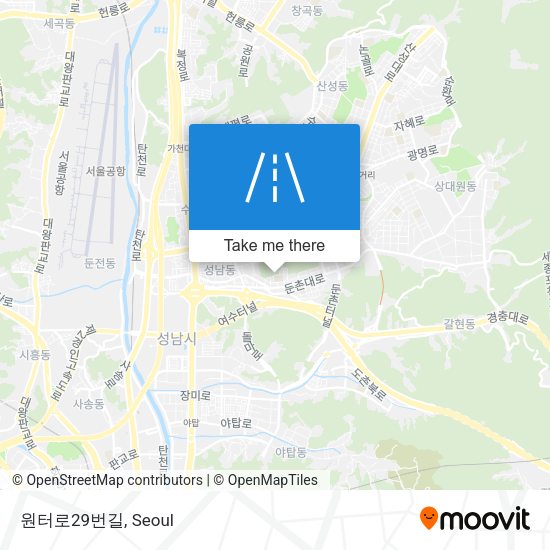 원터로29번길 map