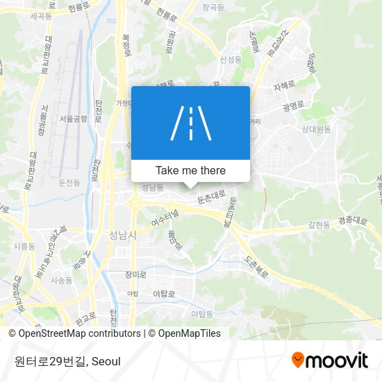 원터로29번길 map