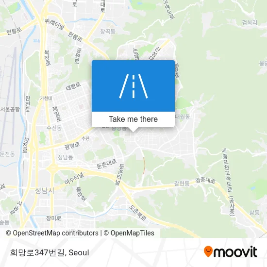 희망로347번길 map