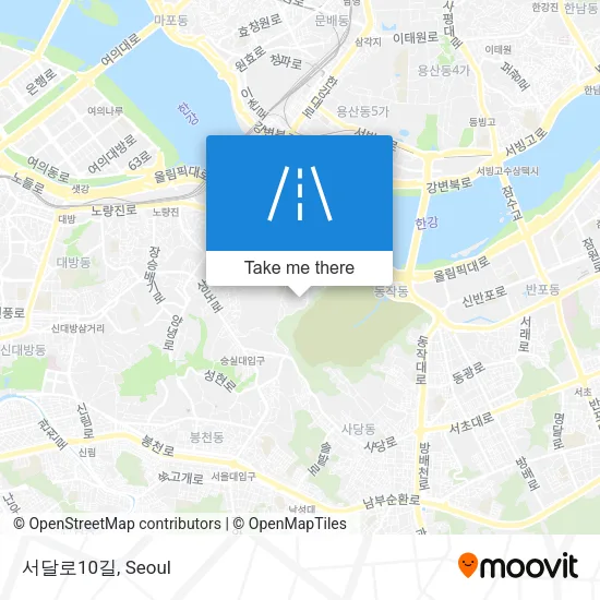 서달로10길 map