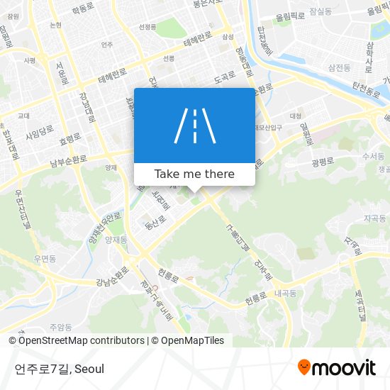 언주로7길 map