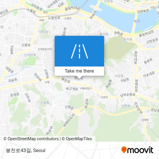 봉천로43길 map