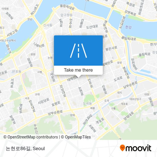 논현로86길 map