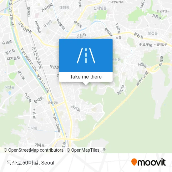 독산로50마길 map