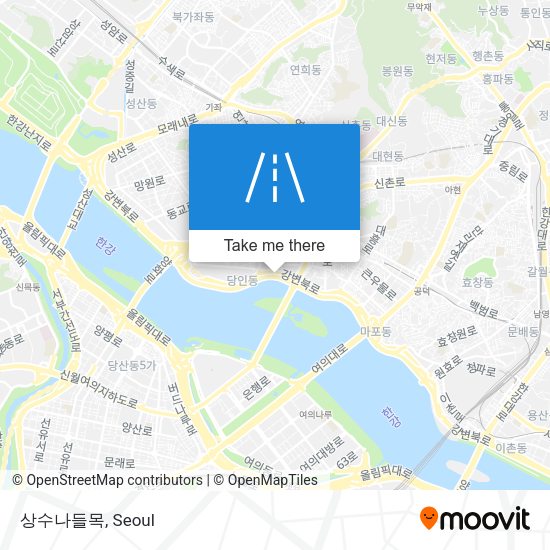 상수나들목 map