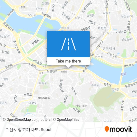 수산시장고가차도 map