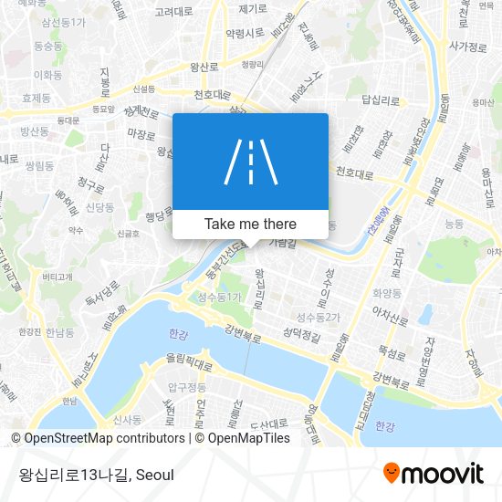 왕십리로13나길 map