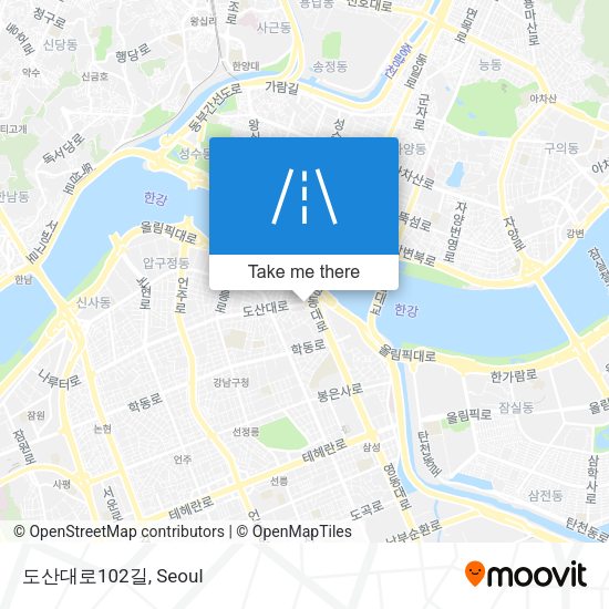 도산대로102길 map