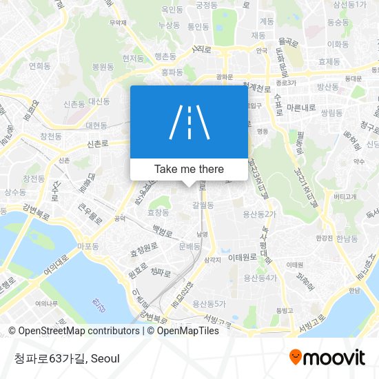 청파로63가길 map