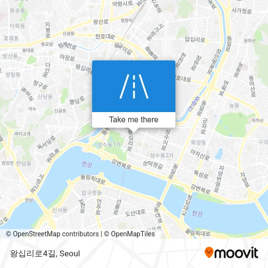 왕십리로4길 map