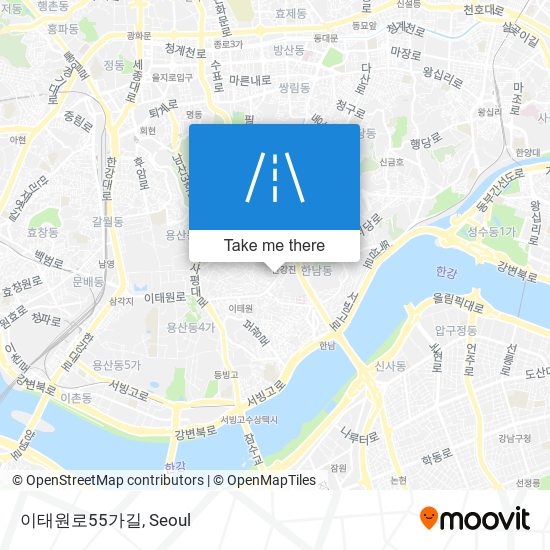 이태원로55가길 map