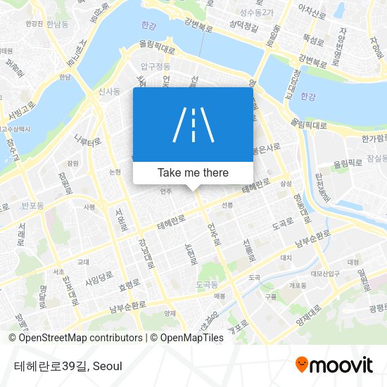 테헤란로39길 map