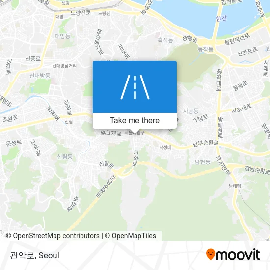 관악로 map