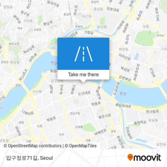 압구정로71길 map