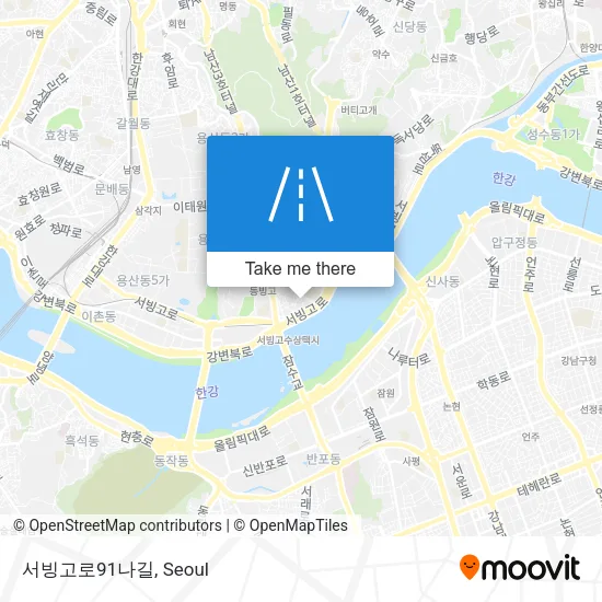 서빙고로91나길 map