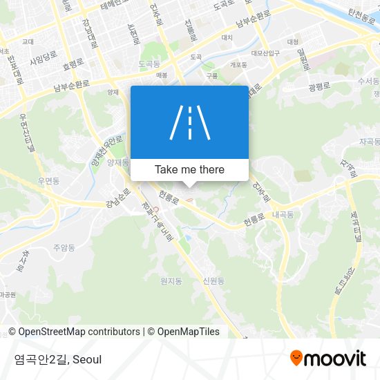 염곡안2길 map