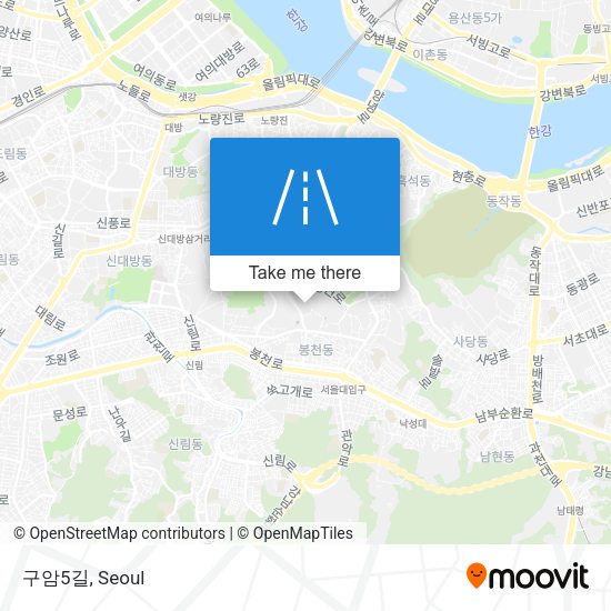 구암5길 map