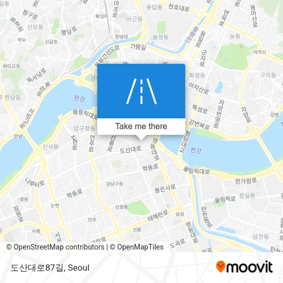 도산대로87길 map