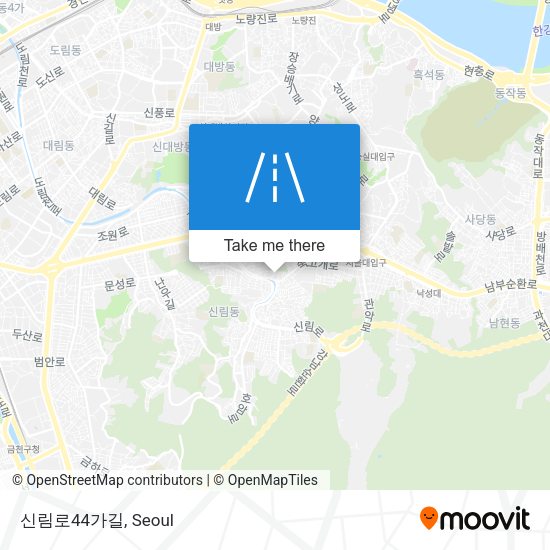 신림로44가길 map
