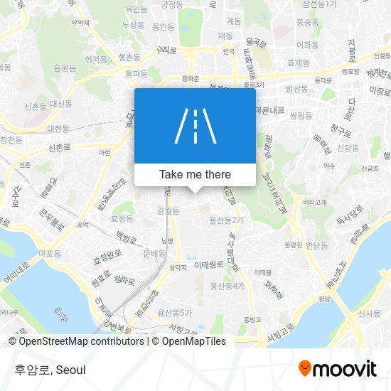 후암로 map
