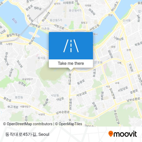 동작대로45가길 map