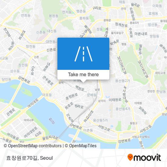 효창원로70길 map