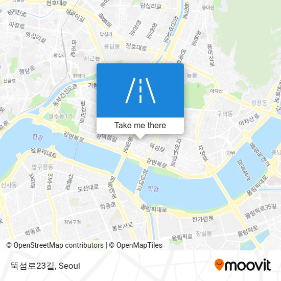뚝섬로23길 map