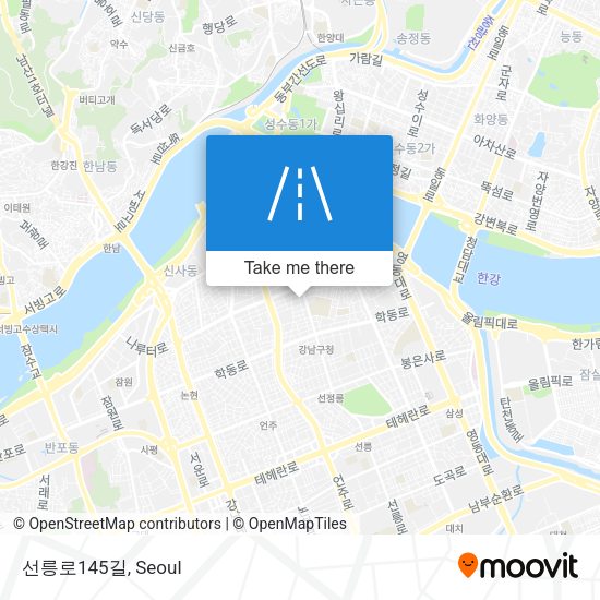 선릉로145길 map