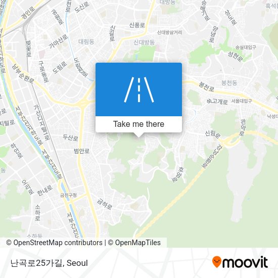 난곡로25가길 map