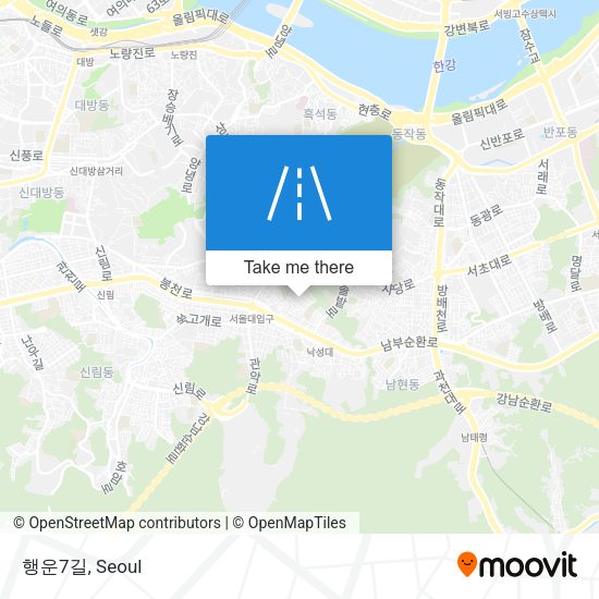 행운7길 map