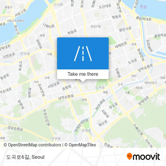 도곡로6길 map