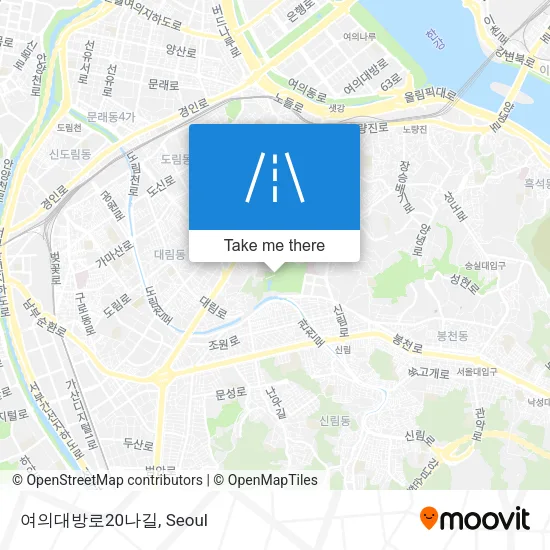 여의대방로20나길 map