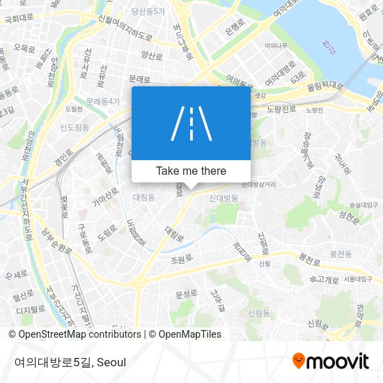 여의대방로5길 map