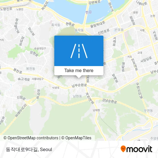 동작대로9다길 map