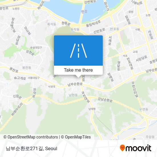 남부순환로271길 map