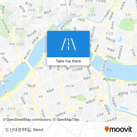 도산대로55길 map
