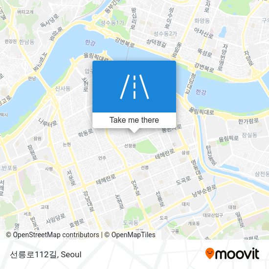선릉로112길 map