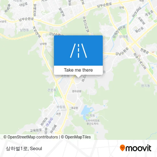 상하벌1로 map