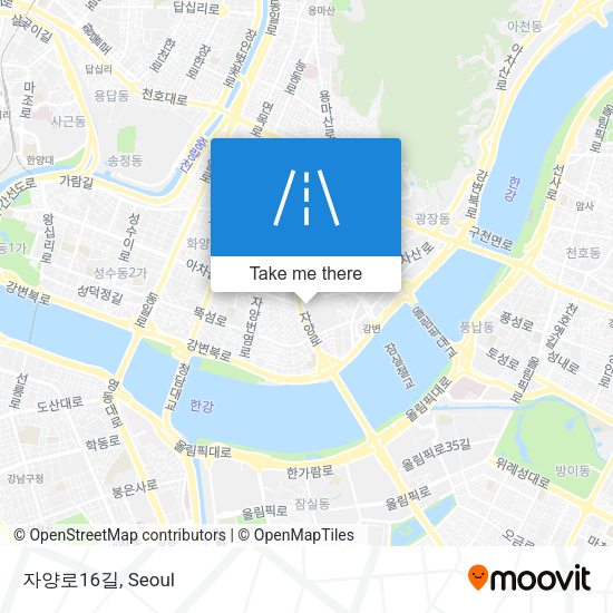 자양로16길 map