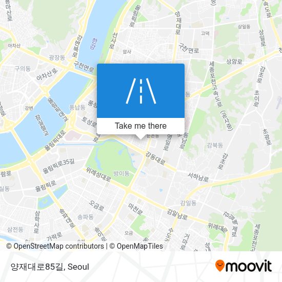 양재대로85길 map