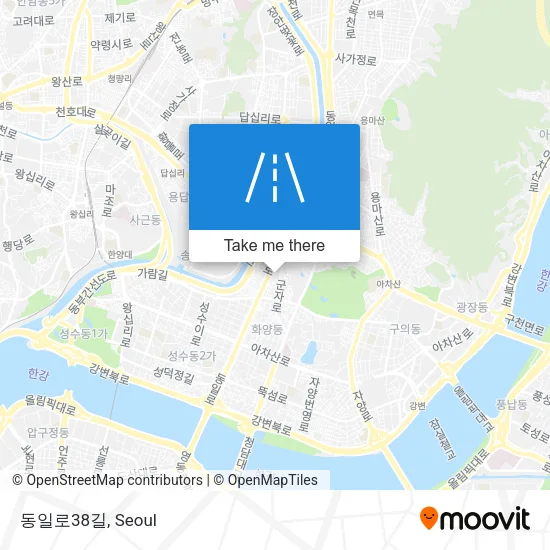 동일로38길 map