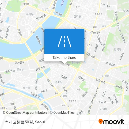 백제고분로50길 map