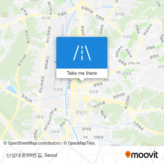 산성대로69번길 map