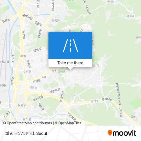 희망로375번길 map