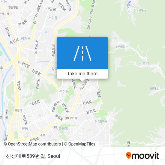 산성대로539번길 map