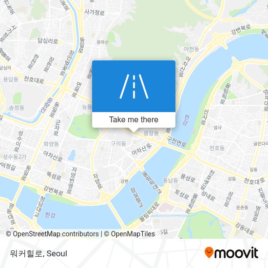 워커힐로 map