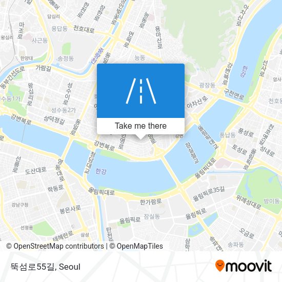뚝섬로55길 map